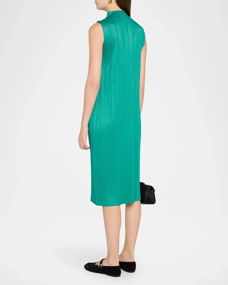 Issey Miyake Ribbed Midi Dress | Thumbnail 3 Issey Miyake Ribbed Midi Dress | Thumbnail 3