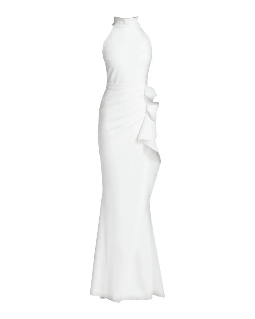 Gudrum Halter Ruffle Gown Gudrum Halter Ruffle Gown