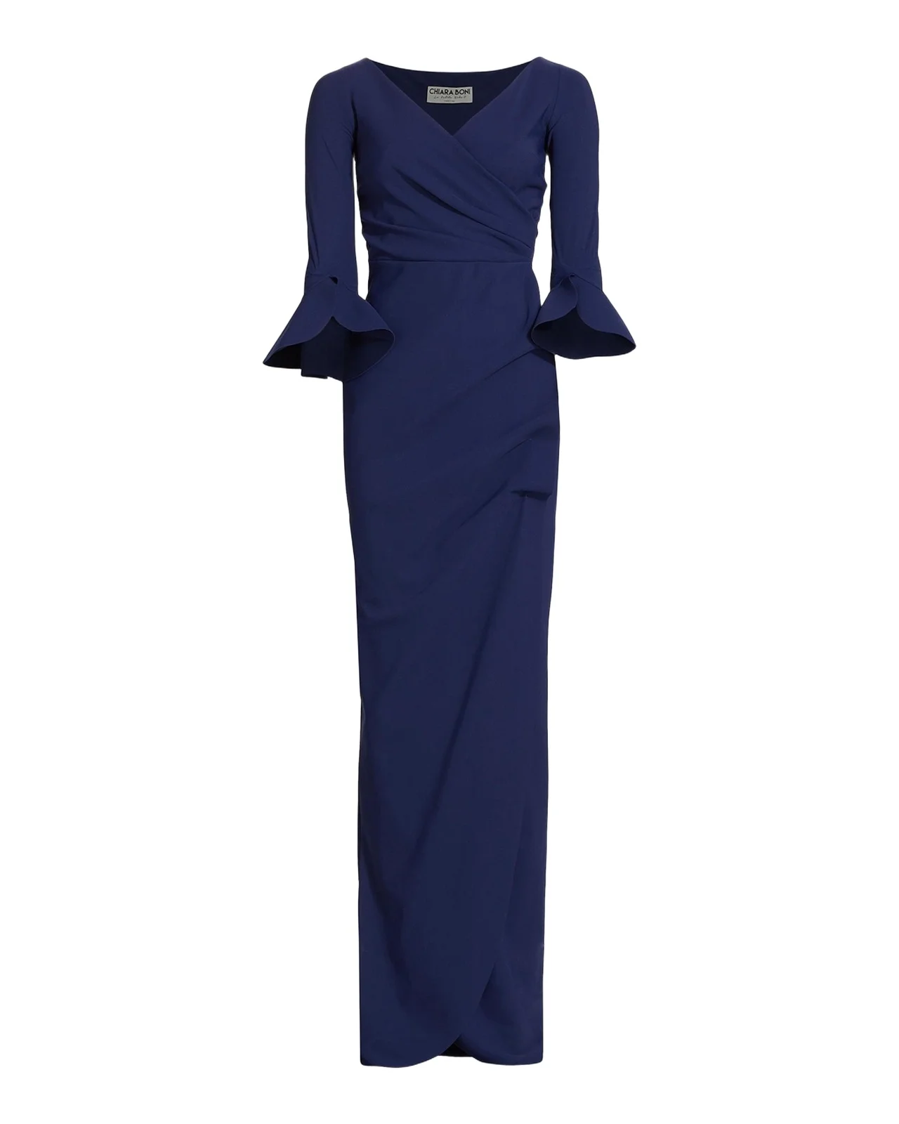 Chiara Boni La Petite Robe Zalfa Ruched Column Gown