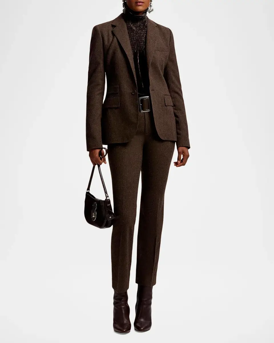 Ralph Lauren Collection Parker Striped Herringbone Jacket | Thumbnail 2