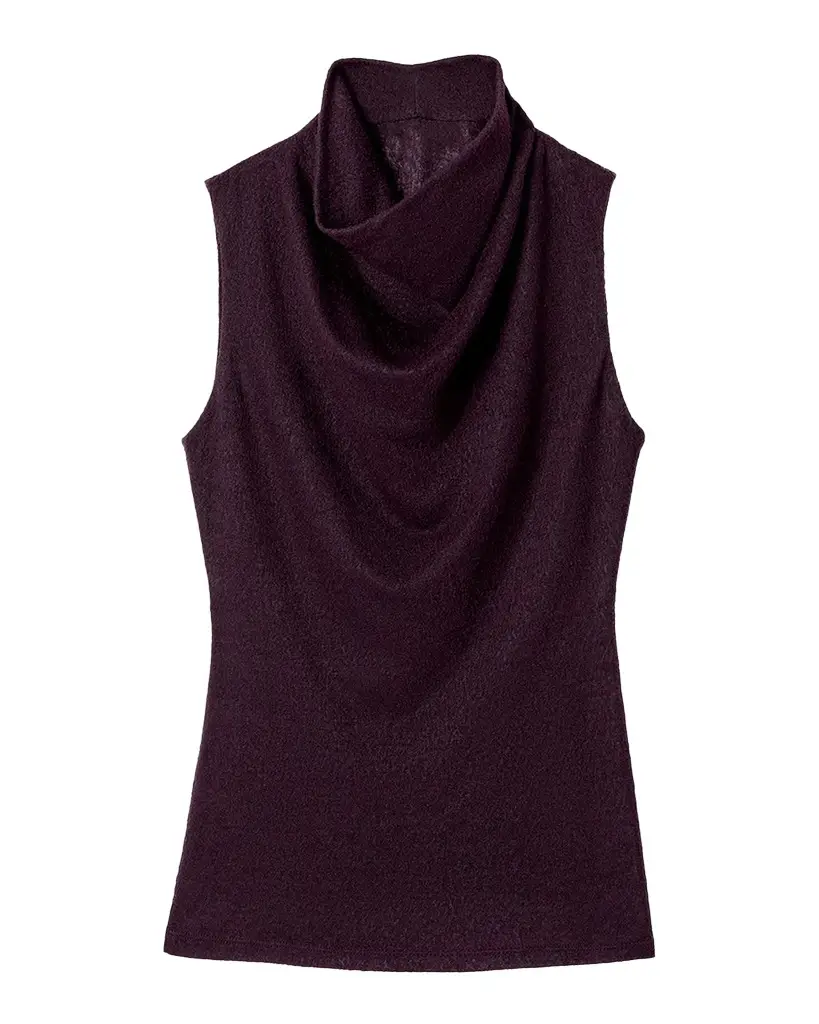 Cowl-Neck Knit Shell Cowl-Neck Knit Shell