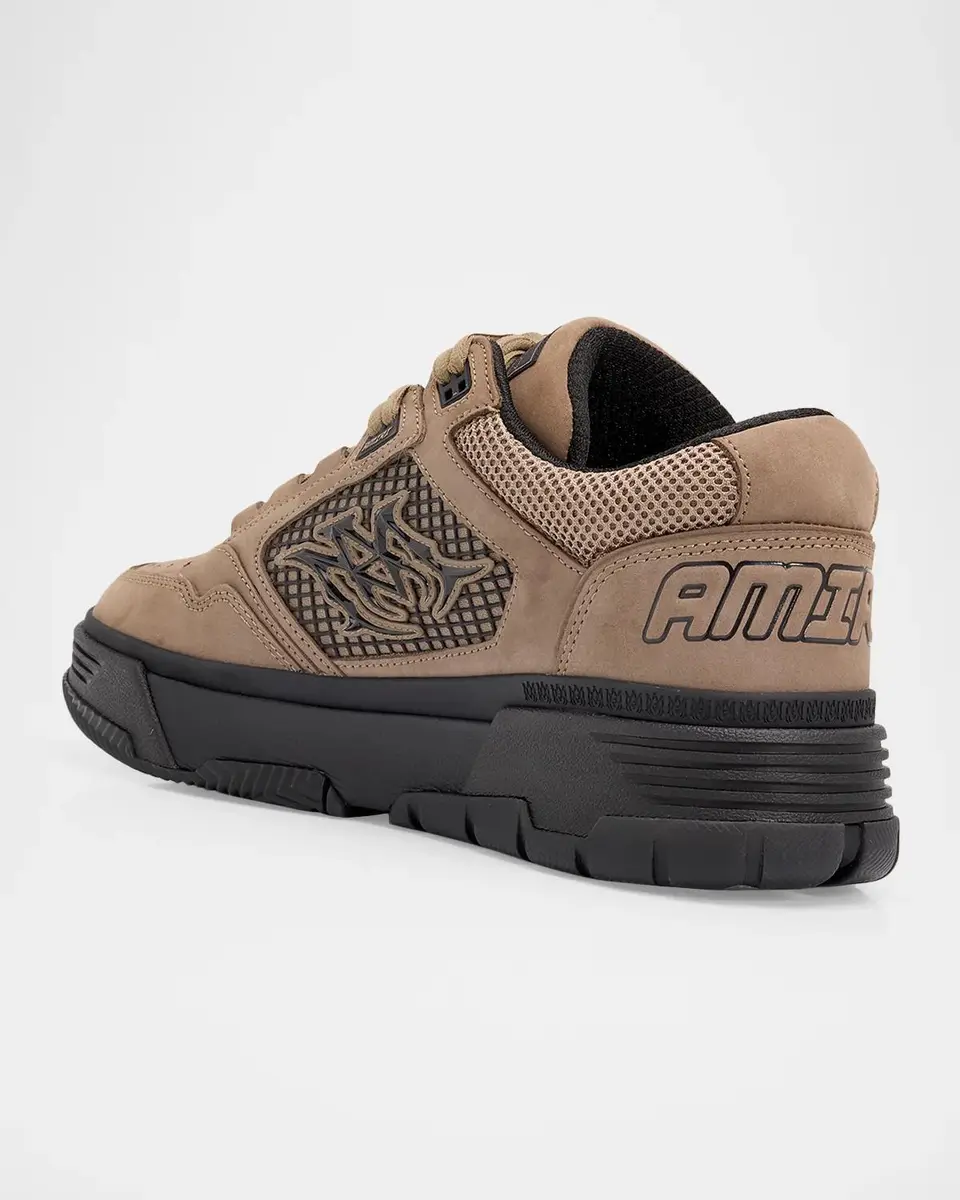 AMIRI Men's Ma-94 Leather and Mesh Sneakers | Thumbnail 2
