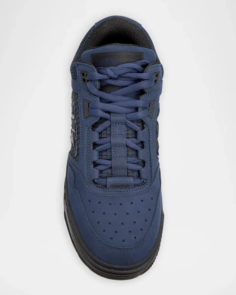 AMIRI Men's Ma-94 Leather and Mesh Sneakers | Thumbnail 4