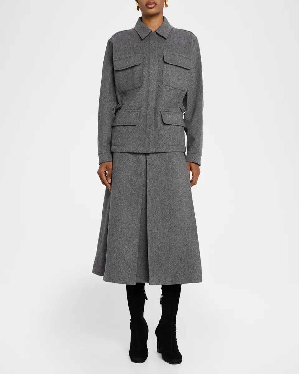 Co Workwear Wool-Cashmere Shirt Jacket | Thumbnail 2 Co Workwear Wool-Cashmere Shirt Jacket | Thumbnail 2