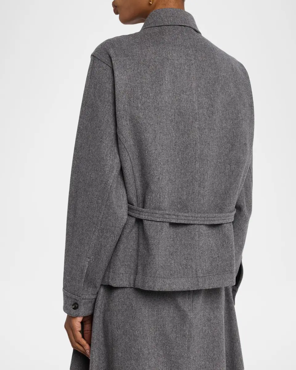 Co Workwear Wool-Cashmere Shirt Jacket | Thumbnail 3 Co Workwear Wool-Cashmere Shirt Jacket | Thumbnail 3
