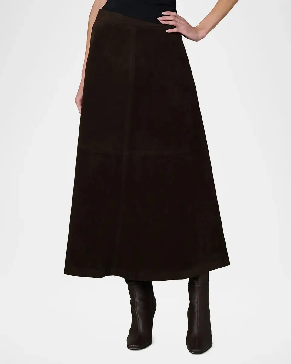 Joe's Jeans The Tavi Vegan Suede Midi-Skirt | Thumbnail 4 Joe's Jeans The Tavi Vegan Suede Midi-Skirt | Thumbnail 4