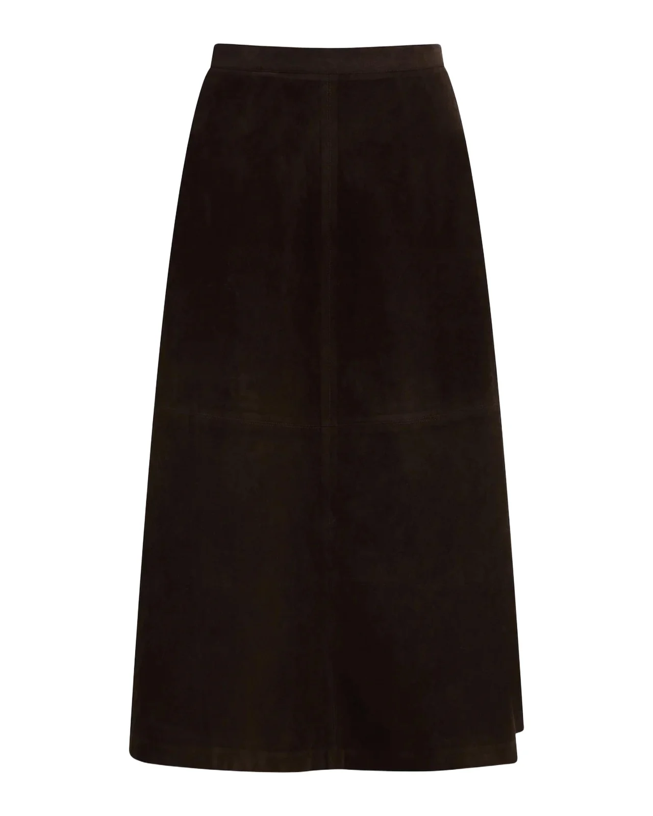 The Tavi Vegan Suede Midi-Skirt The Tavi Vegan Suede Midi-Skirt