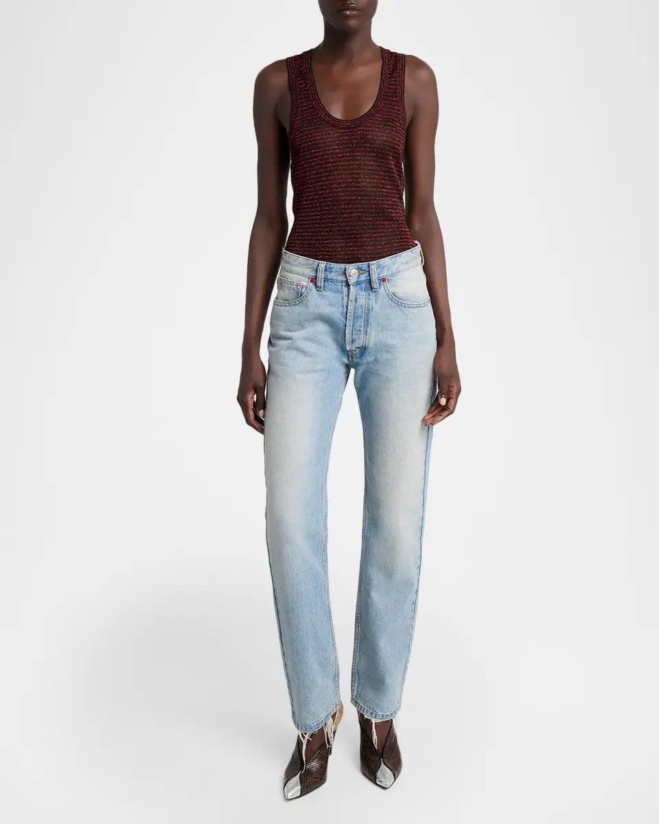 Isabel Marant Cevara Metallic Striped Tank Top | Thumbnail 2 Isabel Marant Cevara Metallic Striped Tank Top | Thumbnail 2