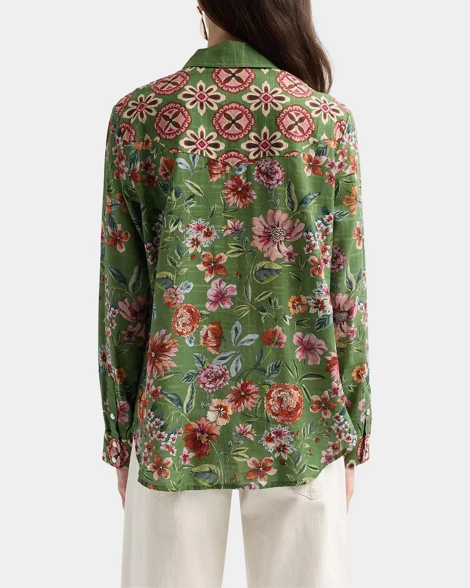 Johnny Was Vintage Western Floral-Print Shirt | Thumbnail 3 Johnny Was Vintage Western Floral-Print Shirt | Thumbnail 3