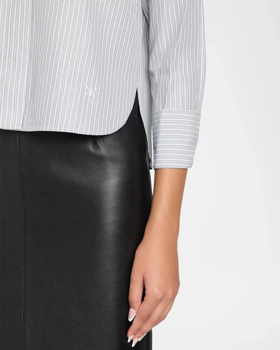 Kobi Halperin Alexie Striped Button-Front Blouse | Thumbnail 5