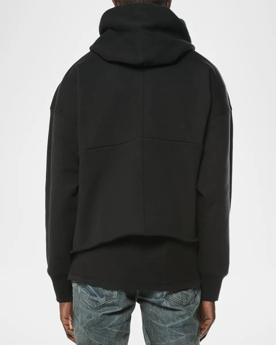 PURPLE Embellished Graphic Cotton Fleece Oversized Hoodie | Thumbnail 2 PURPLE Embellished Graphic Cotton Fleece Oversized Hoodie | Thumbnail 2