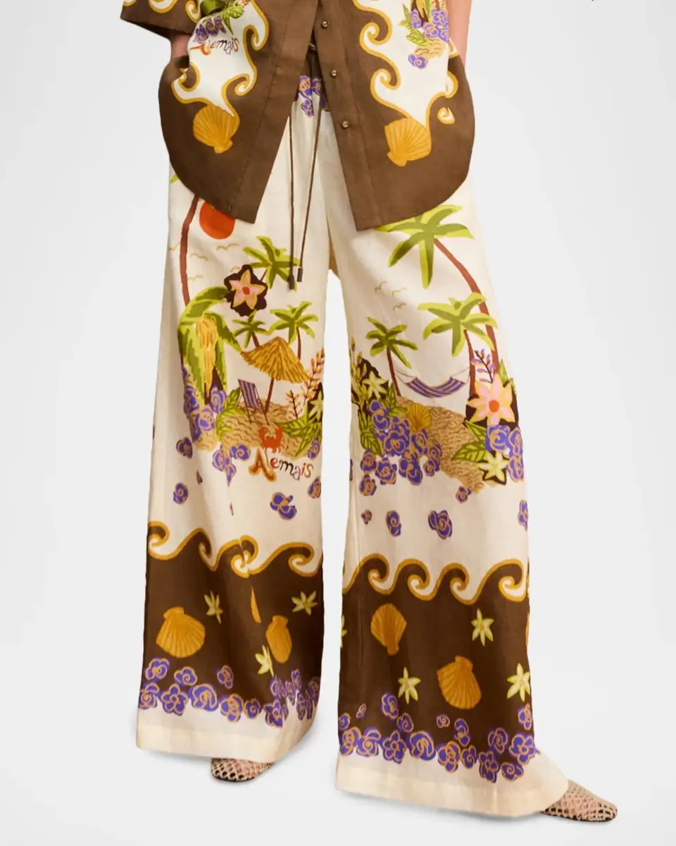 ALÉMAIS Island Cove Linen Pants | Thumbnail 4