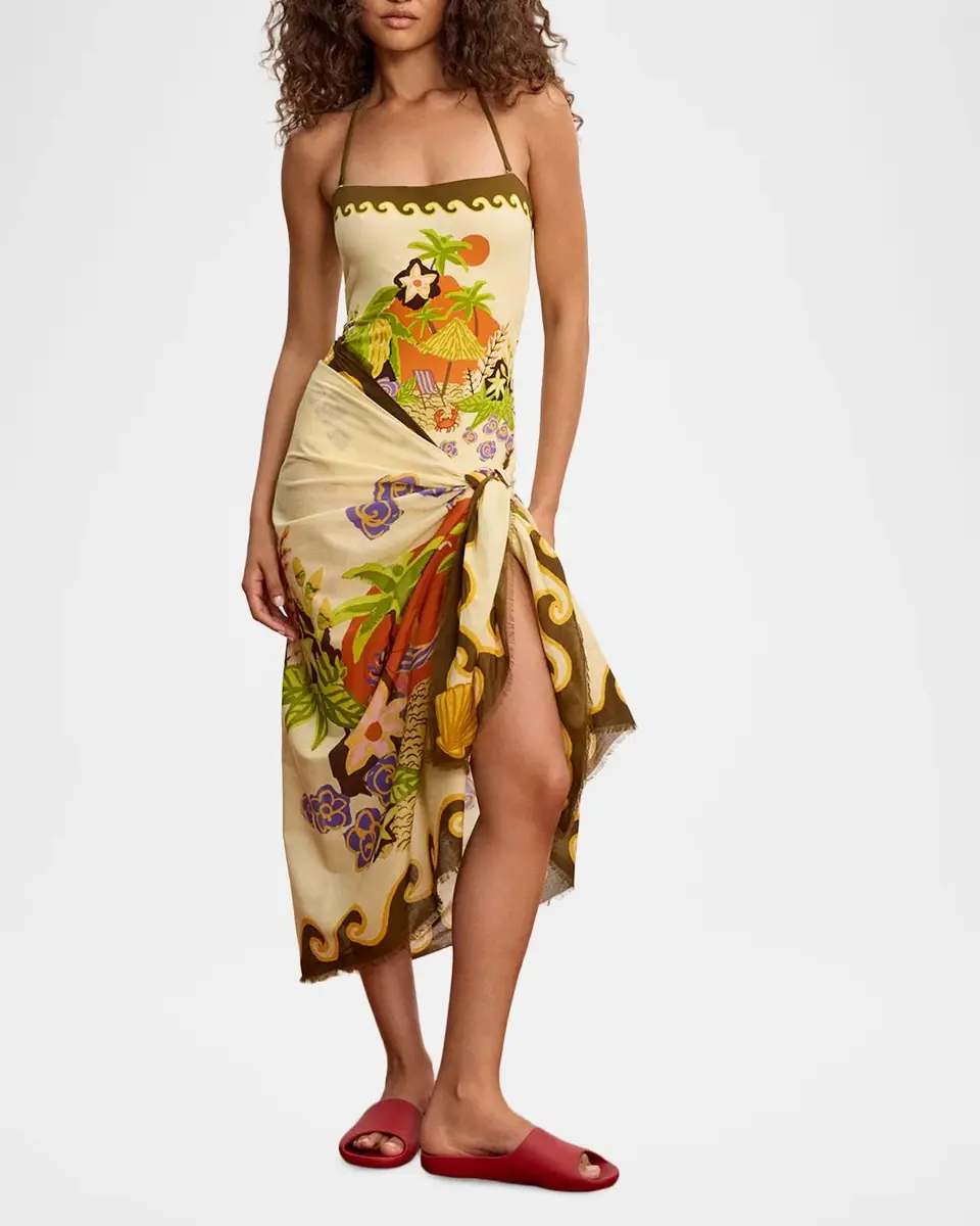 ALÉMAIS Island Cove Bandeau One-Piece Swimsuit | Thumbnail 2