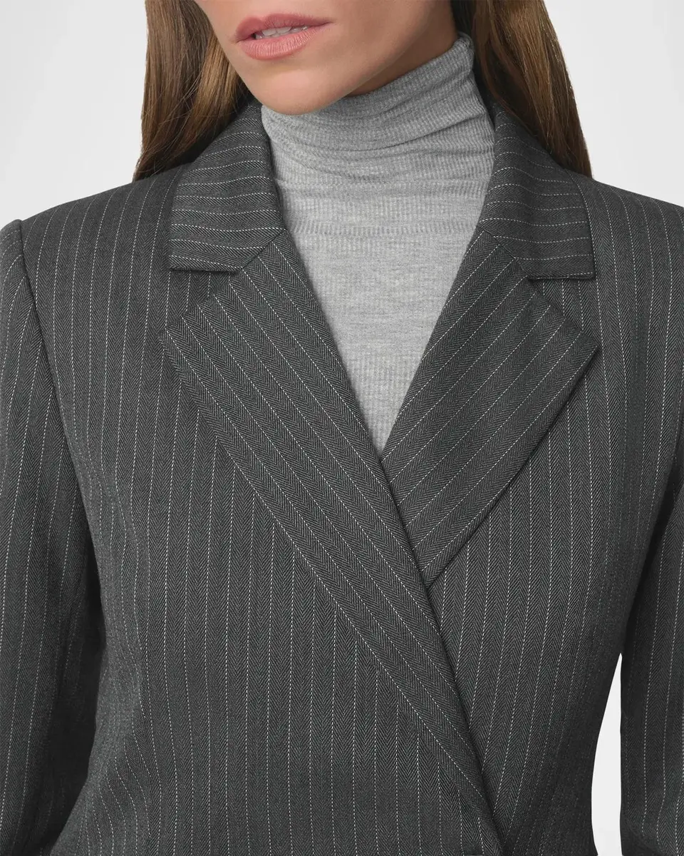 Joe's Jeans Mecah Pinstripe Double-Breasted Blazer | Thumbnail 5 Joe's Jeans Mecah Pinstripe Double-Breasted Blazer | Thumbnail 5