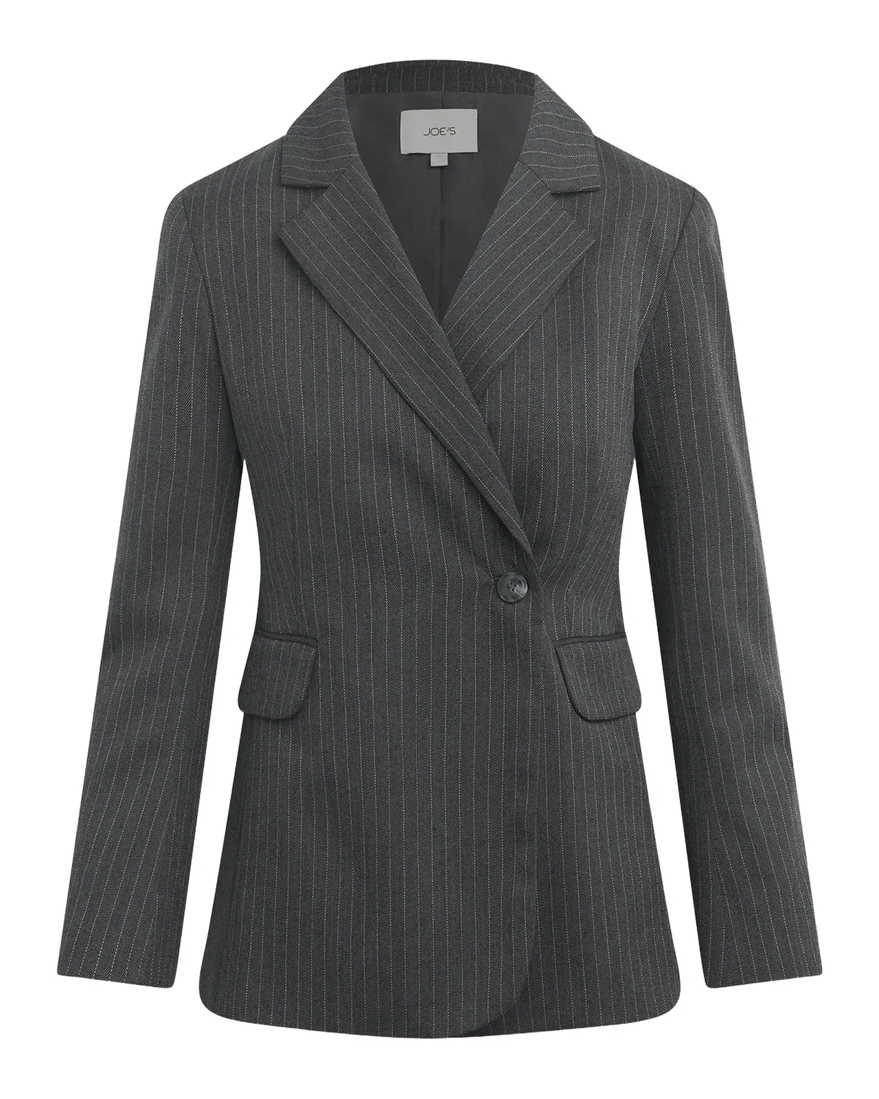 Mecah Pinstripe Double-Breasted Blazer Mecah Pinstripe Double-Breasted Blazer