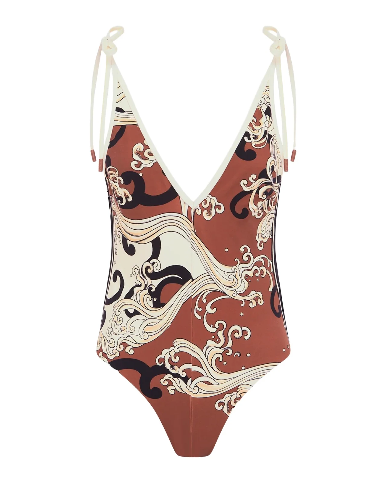 ALÉMAIS Otis V-Neck One-Piece Swimsuit