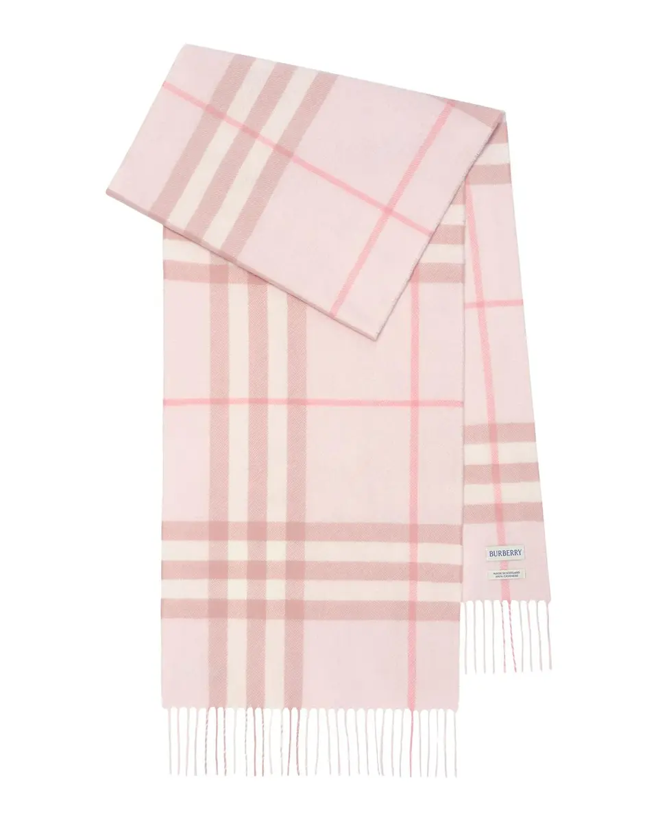 Burberry Check Cashmere Scarf | Thumbnail 3