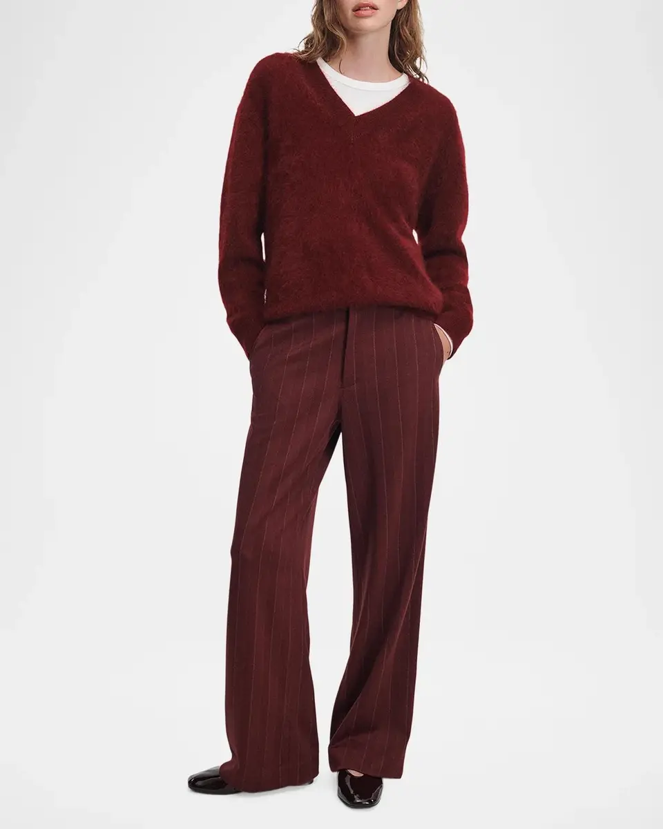 rag & bone Irina Striped Ponte Jacquard Pants | Thumbnail 2
