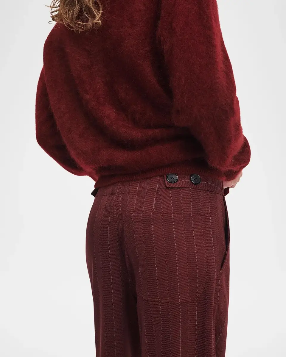 rag & bone Irina Striped Ponte Jacquard Pants | Thumbnail 5