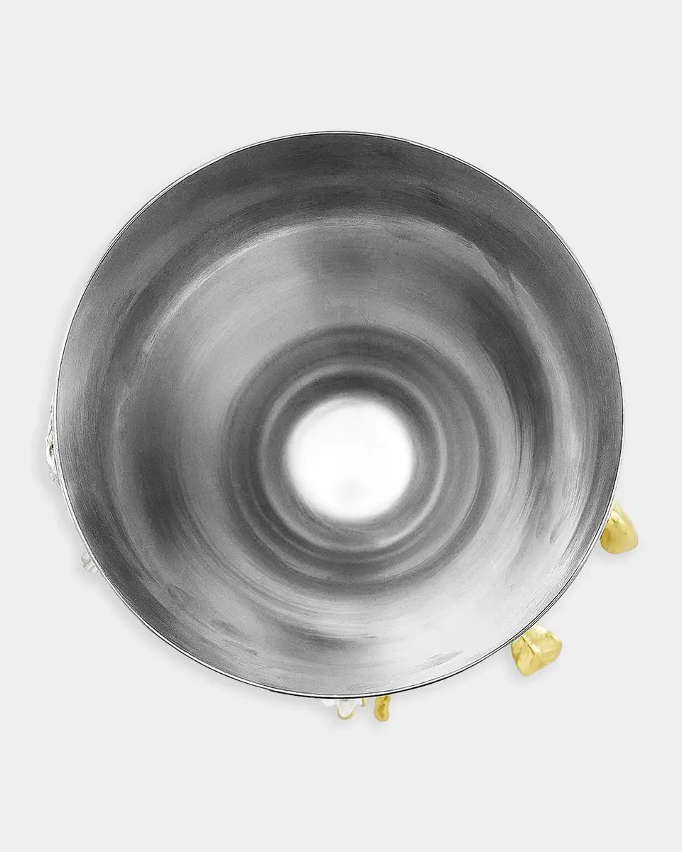 Michael Aram Lovebirds Silver & Gold Medium Vase | Thumbnail 4
