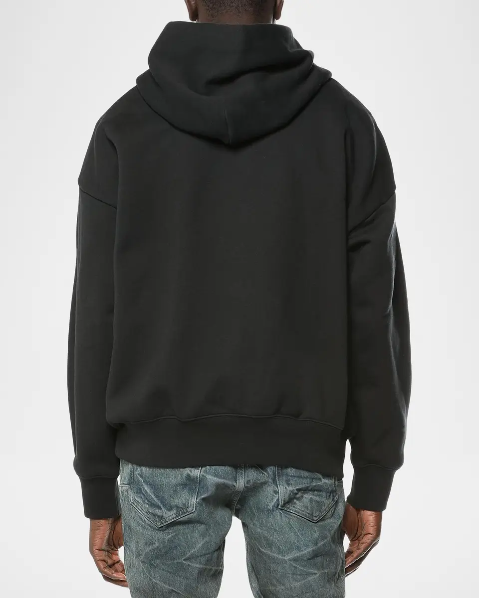 PURPLE Logo Cotton Fleece Zip-Front Hoodie | Thumbnail 2 PURPLE Logo Cotton Fleece Zip-Front Hoodie | Thumbnail 2