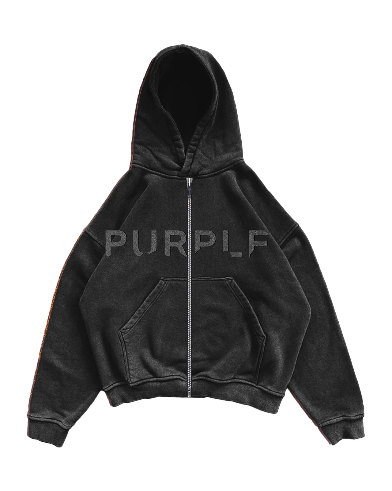 Logo Cotton Fleece Zip-Front Hoodie Logo Cotton Fleece Zip-Front Hoodie