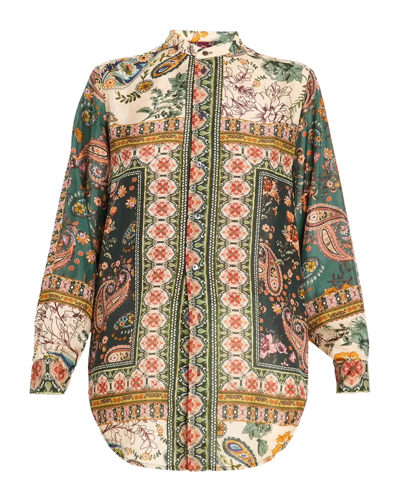 Bingley Patchwork Floral & Paisley Shirt Bingley Patchwork Floral & Paisley Shirt