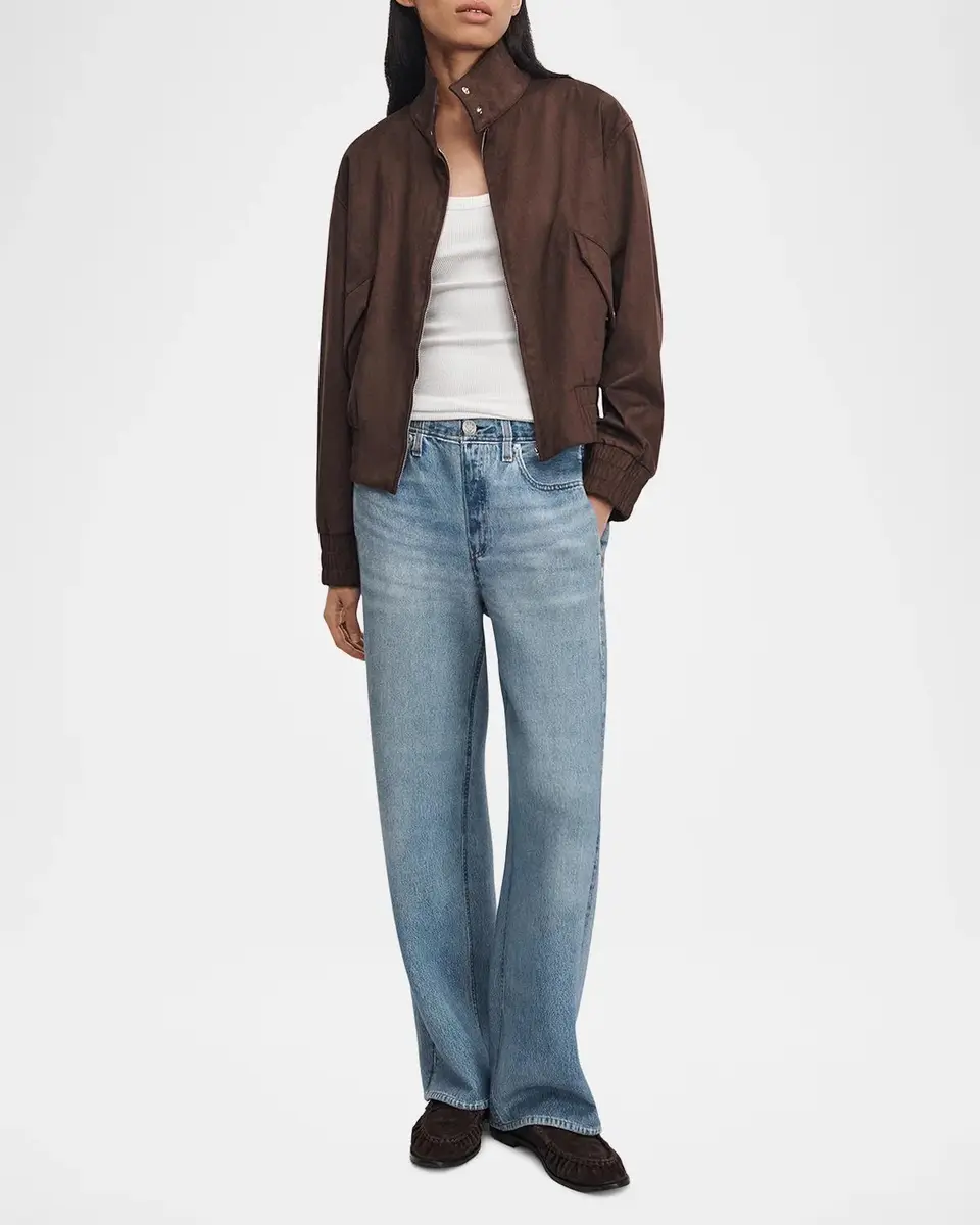 rag & bone Miramar Mallow Scuba Wide-Leg Elasticized Pants | Thumbnail 2