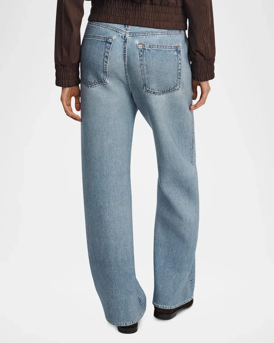 rag & bone Miramar Mallow Scuba Wide-Leg Elasticized Pants | Thumbnail 3