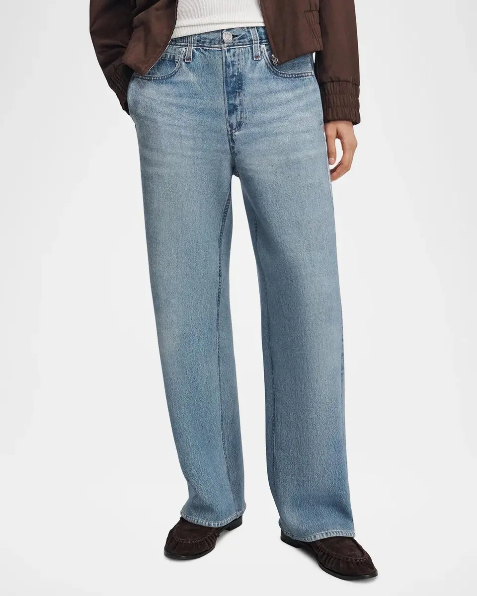 rag & bone Miramar Mallow Scuba Wide-Leg Elasticized Pants | Thumbnail 4