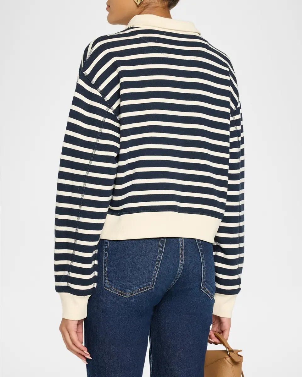 rag & bone Vintage Terry Striped Polo | Thumbnail 3 rag & bone Vintage Terry Striped Polo | Thumbnail 3