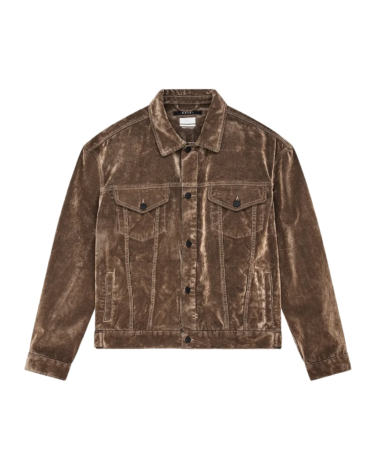 Oh G Flocked Cotton Corduroy Trucker Jacket Oh G Flocked Cotton Corduroy Trucker Jacket