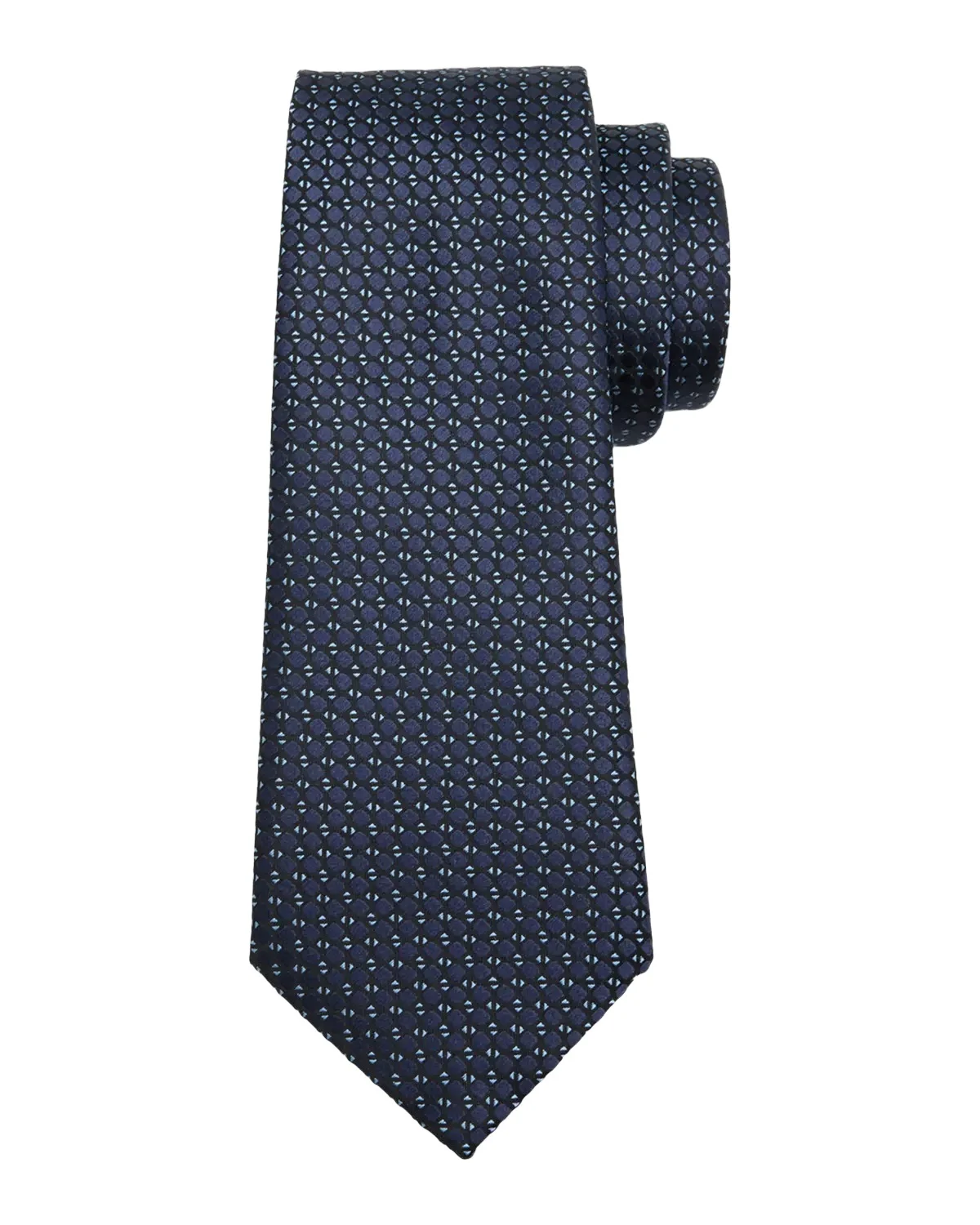 Men's Diamond Jacquard Silk Tie