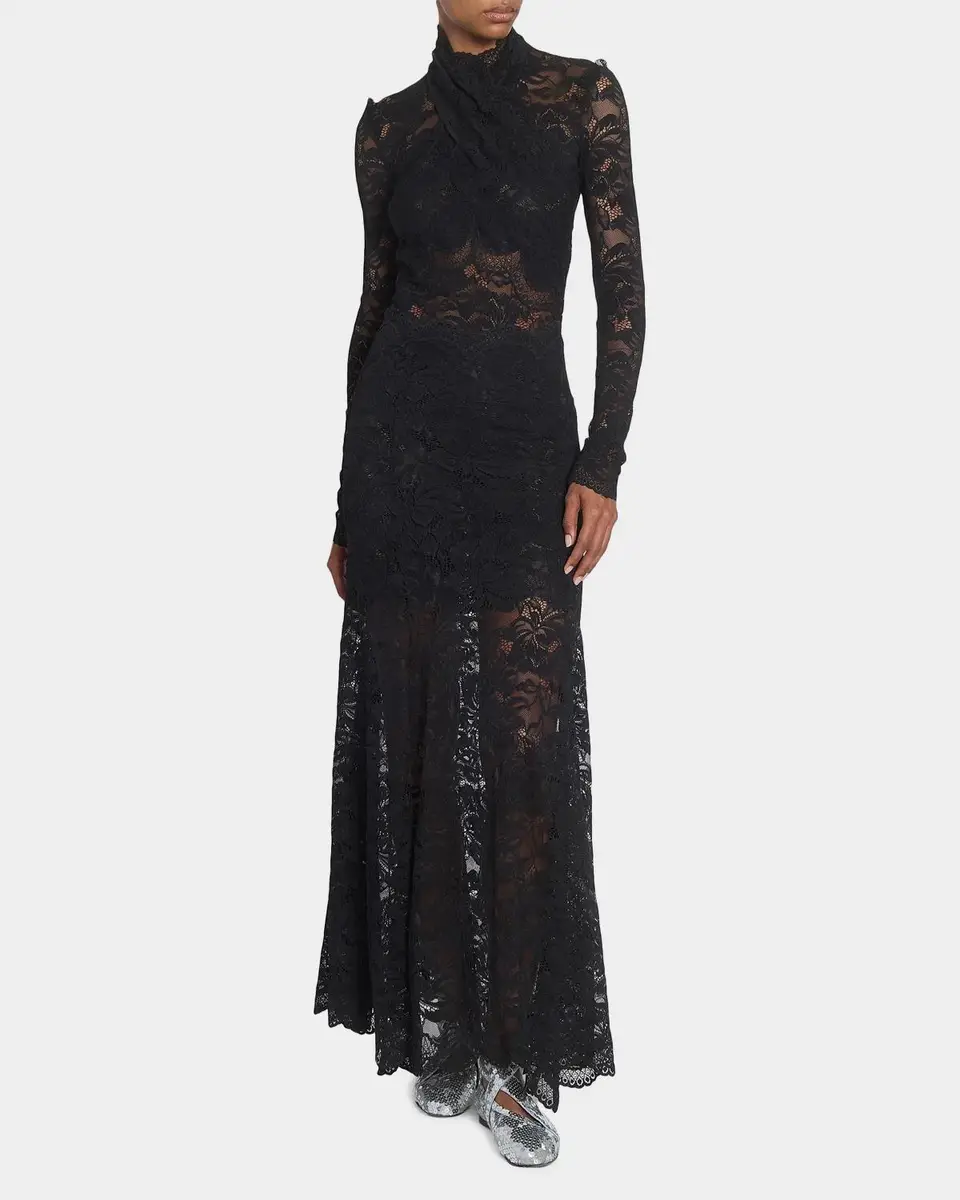 Rabanne Lace A-Line Maxi Skirt | Thumbnail 2 Rabanne Lace A-Line Maxi Skirt | Thumbnail 2