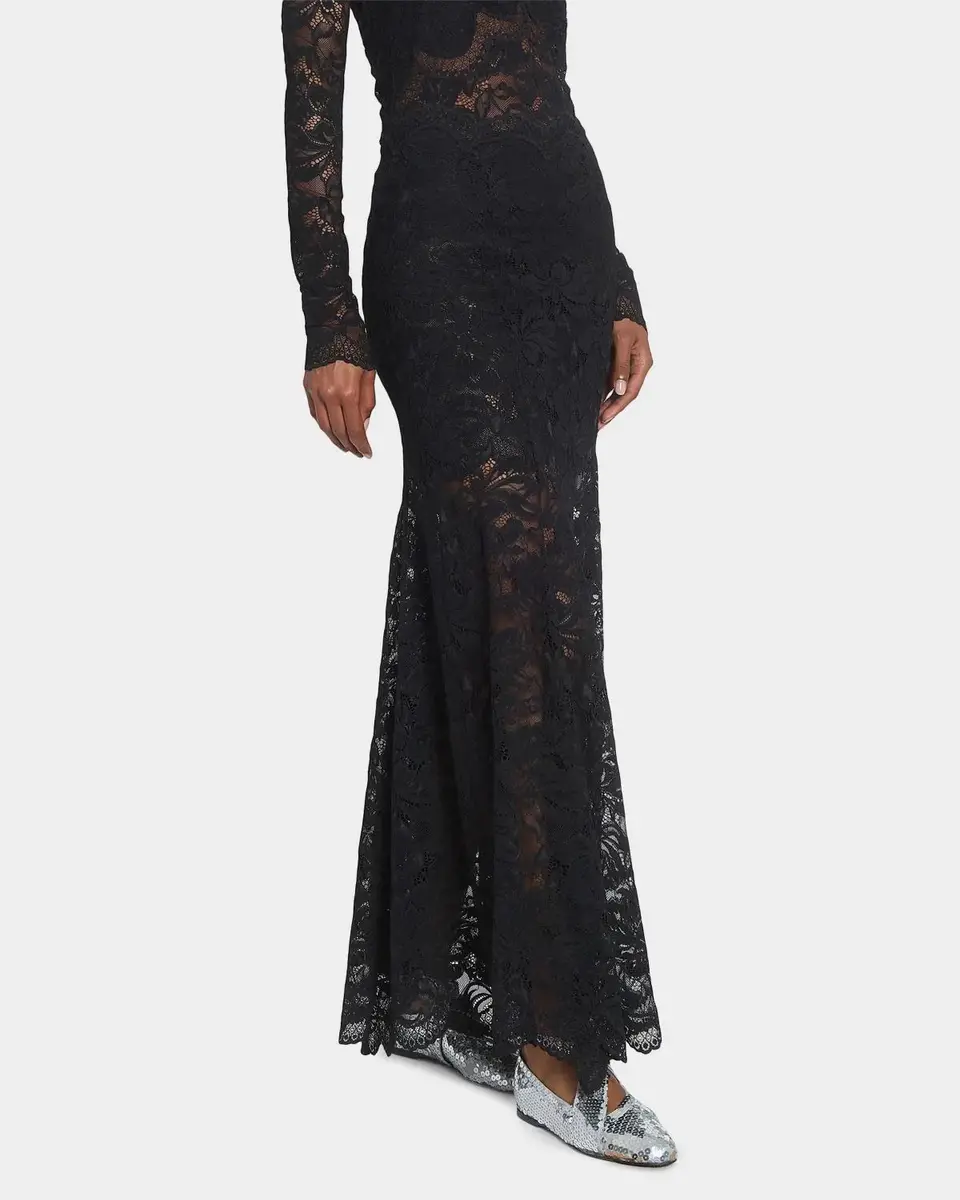 Rabanne Lace A-Line Maxi Skirt | Thumbnail 6 Rabanne Lace A-Line Maxi Skirt | Thumbnail 6