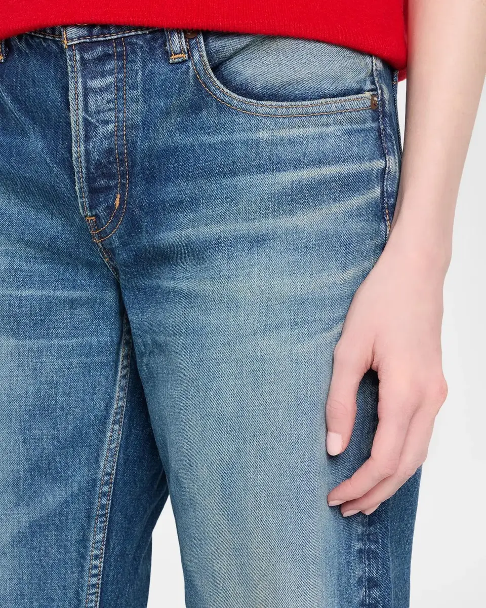 Moussy Vintage Minneapolis Curved Boyfriend Jeans | Thumbnail 5