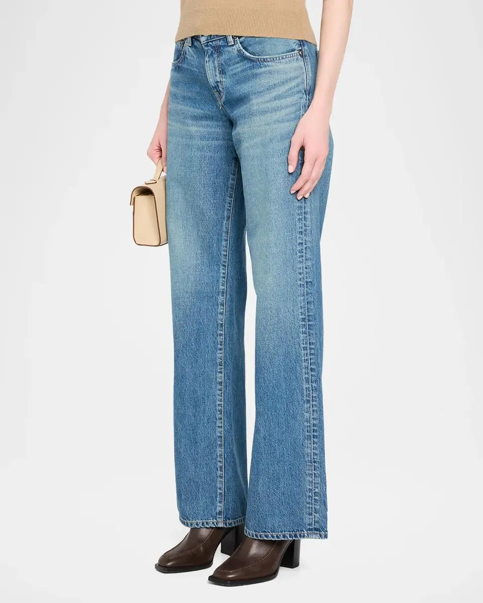 Moussy Vintage Missouri Low-Rise Wide-Leg Jeans | Thumbnail 4 Moussy Vintage Missouri Low-Rise Wide-Leg Jeans | Thumbnail 4
