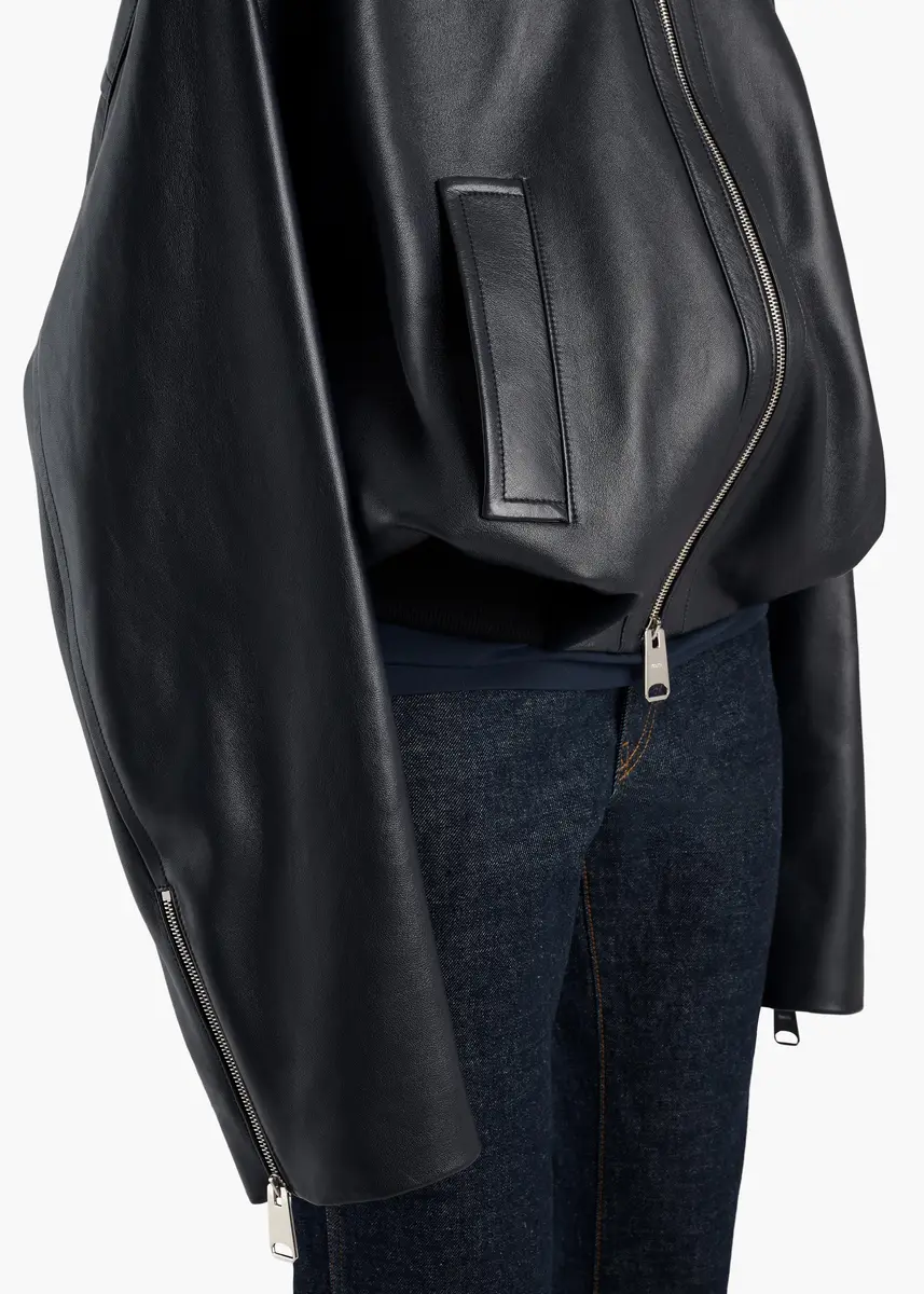 Khaite Hewit Jacket In Navy | Thumbnail 5 Khaite Hewit Jacket In Navy | Thumbnail 5