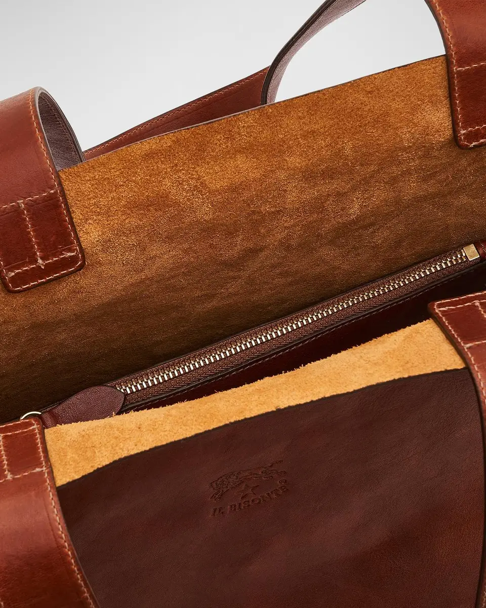 Il Bisonte Valentina Vachetta Leather Tote Bag | Thumbnail 3 Il Bisonte Valentina Vachetta Leather Tote Bag | Thumbnail 3