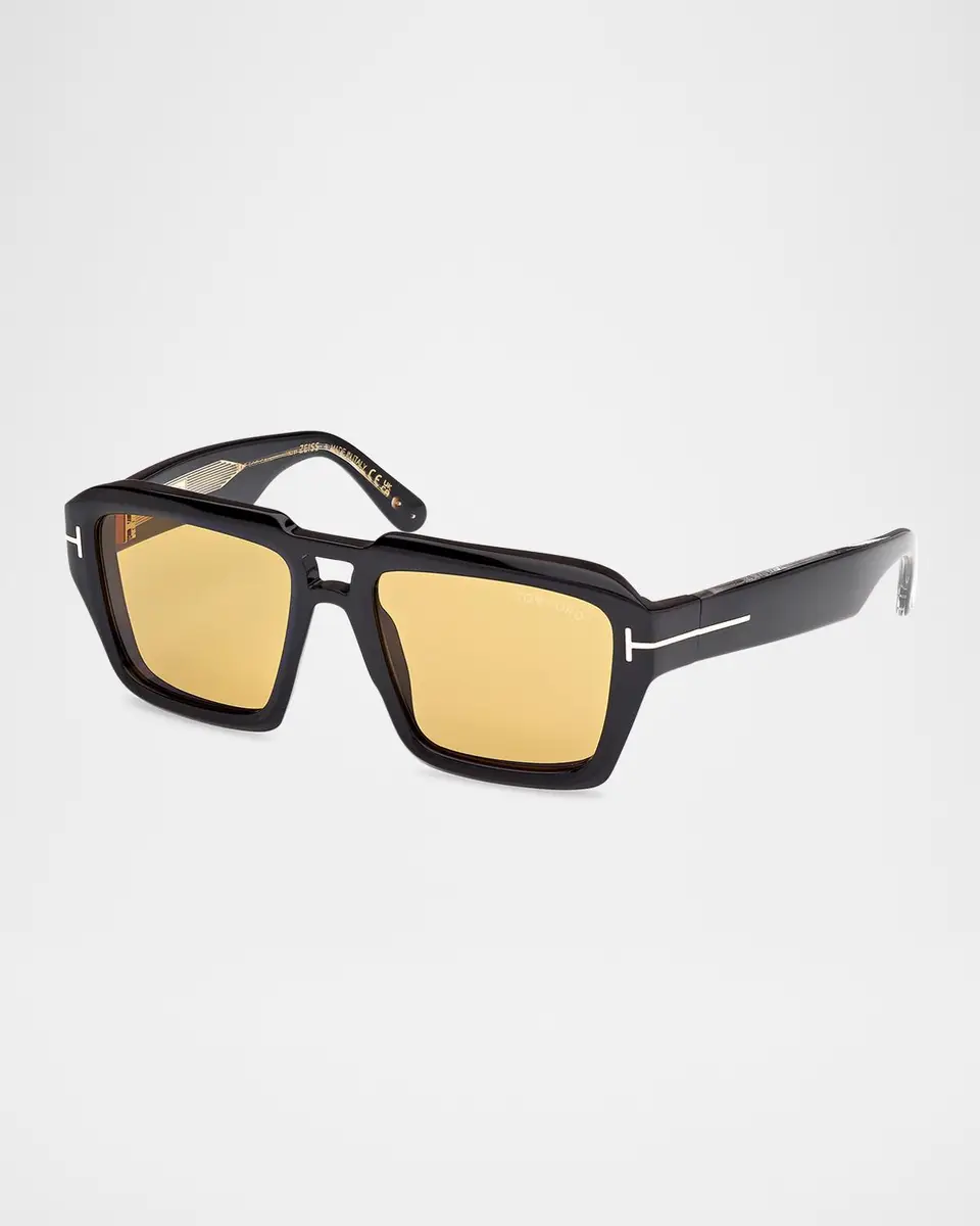 Tom Ford Men's FT1202M Acetate Rectangle Sunglasses | Thumbnail 3 Tom Ford Men's FT1202M Acetate Rectangle Sunglasses | Thumbnail 3