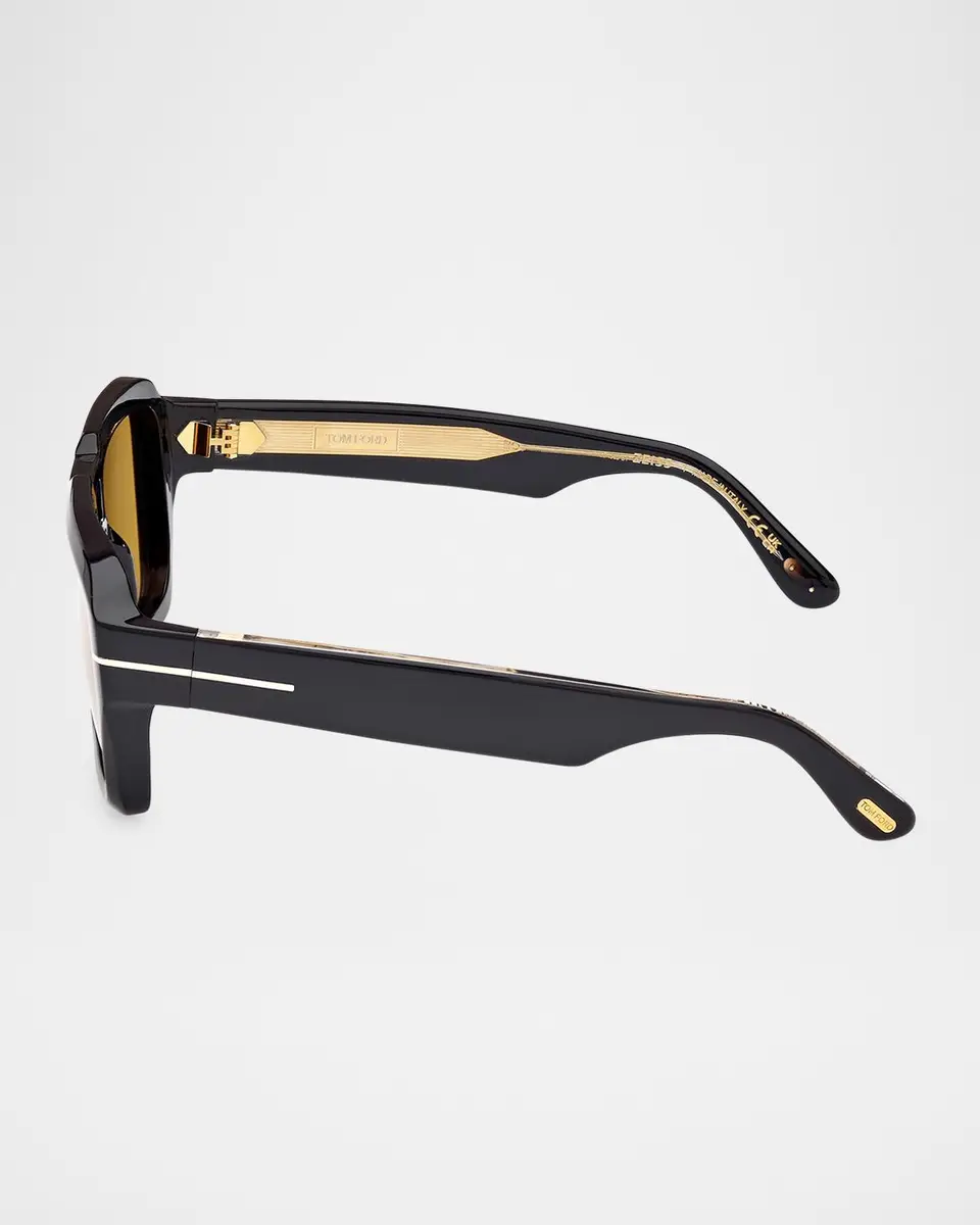 Tom Ford Men's FT1202M Acetate Rectangle Sunglasses | Thumbnail 4 Tom Ford Men's FT1202M Acetate Rectangle Sunglasses | Thumbnail 4