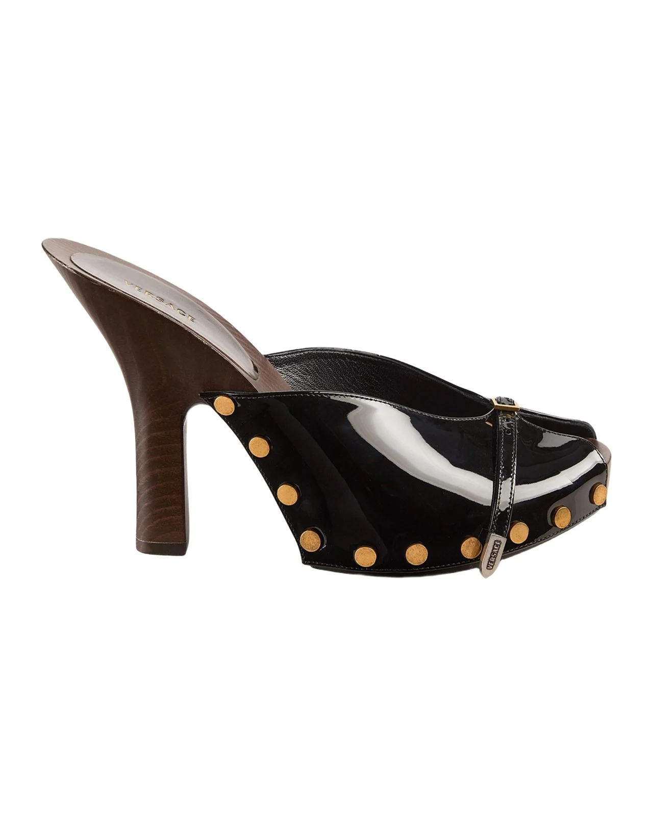 Sassi 105mm Patent Leather Clogs