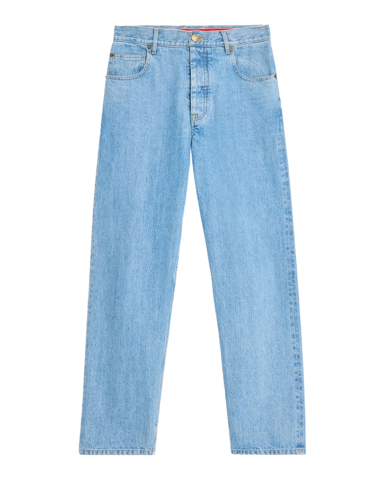 Thom Browne Men's Washed Selvedge Denim Straight-Leg Jeans