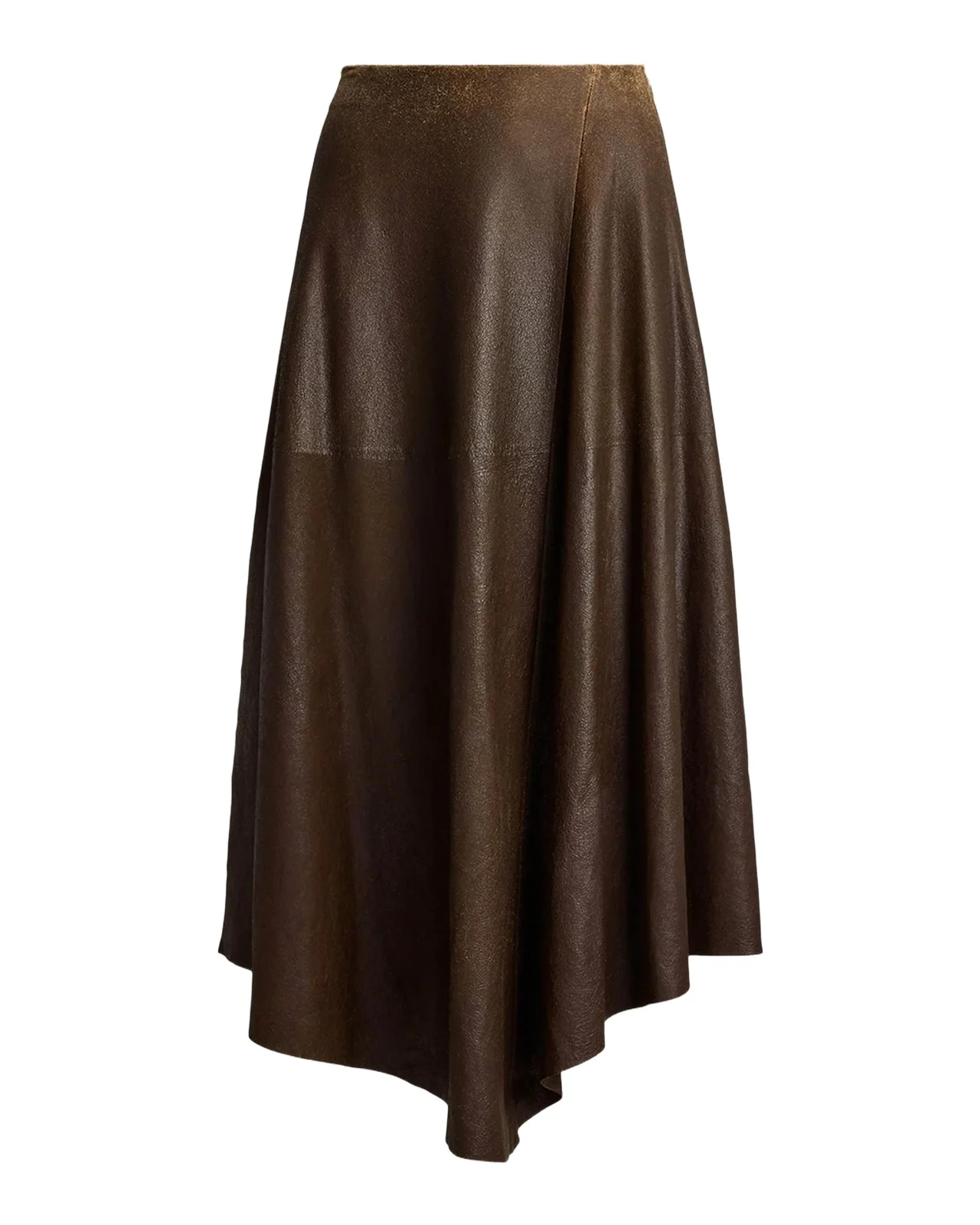 Cecilie Distressed Lambskin Skirt Cecilie Distressed Lambskin Skirt