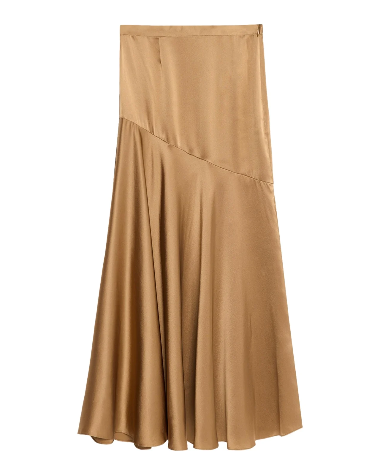 Tess Silk Charmeuse Midi Skirt Tess Silk Charmeuse Midi Skirt