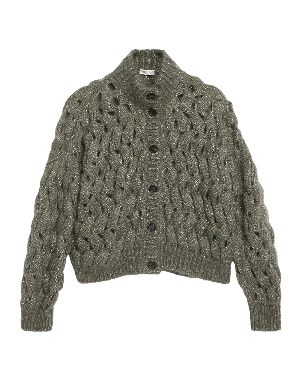 Ocean Waves Diamante Mohair Cardigan Ocean Waves Diamante Mohair Cardigan