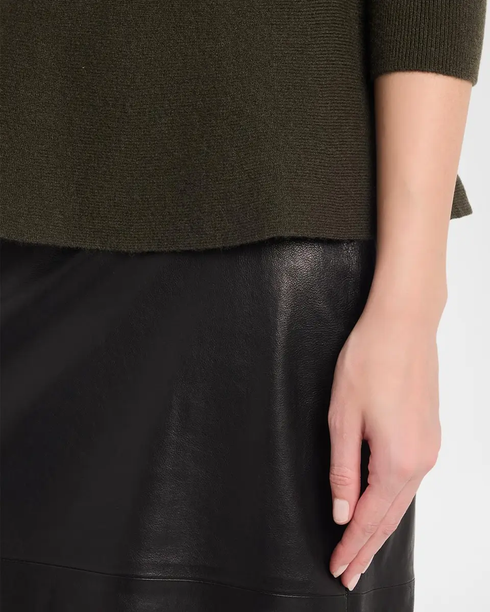 Neiman Marcus Cashmere Collection Cashmere Peplum Top | Thumbnail 5 Neiman Marcus Cashmere Collection Cashmere Peplum Top | Thumbnail 5