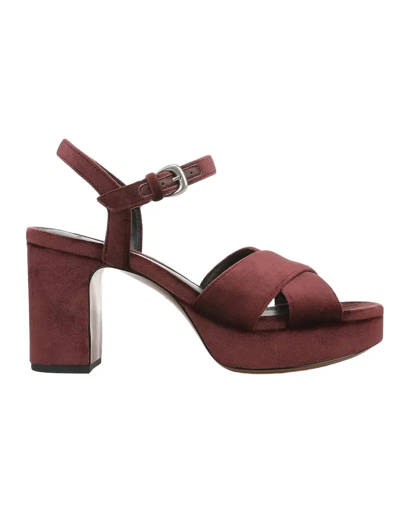 Vince 80mm Ericka Velvet Platform Sandals