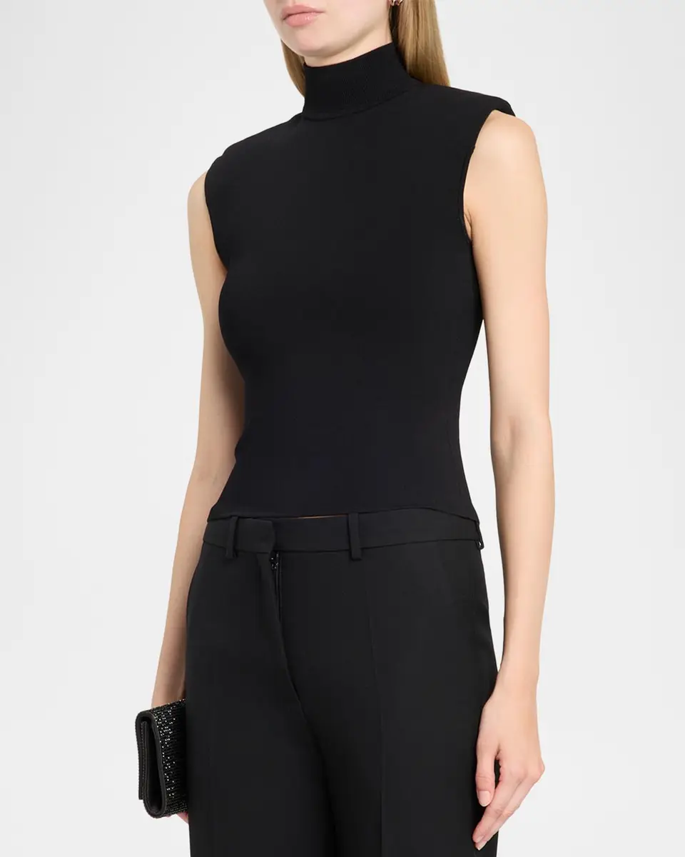 Toccin Diala Sleeveless Mock-Neck Knit Top | Thumbnail 4 Toccin Diala Sleeveless Mock-Neck Knit Top | Thumbnail 4