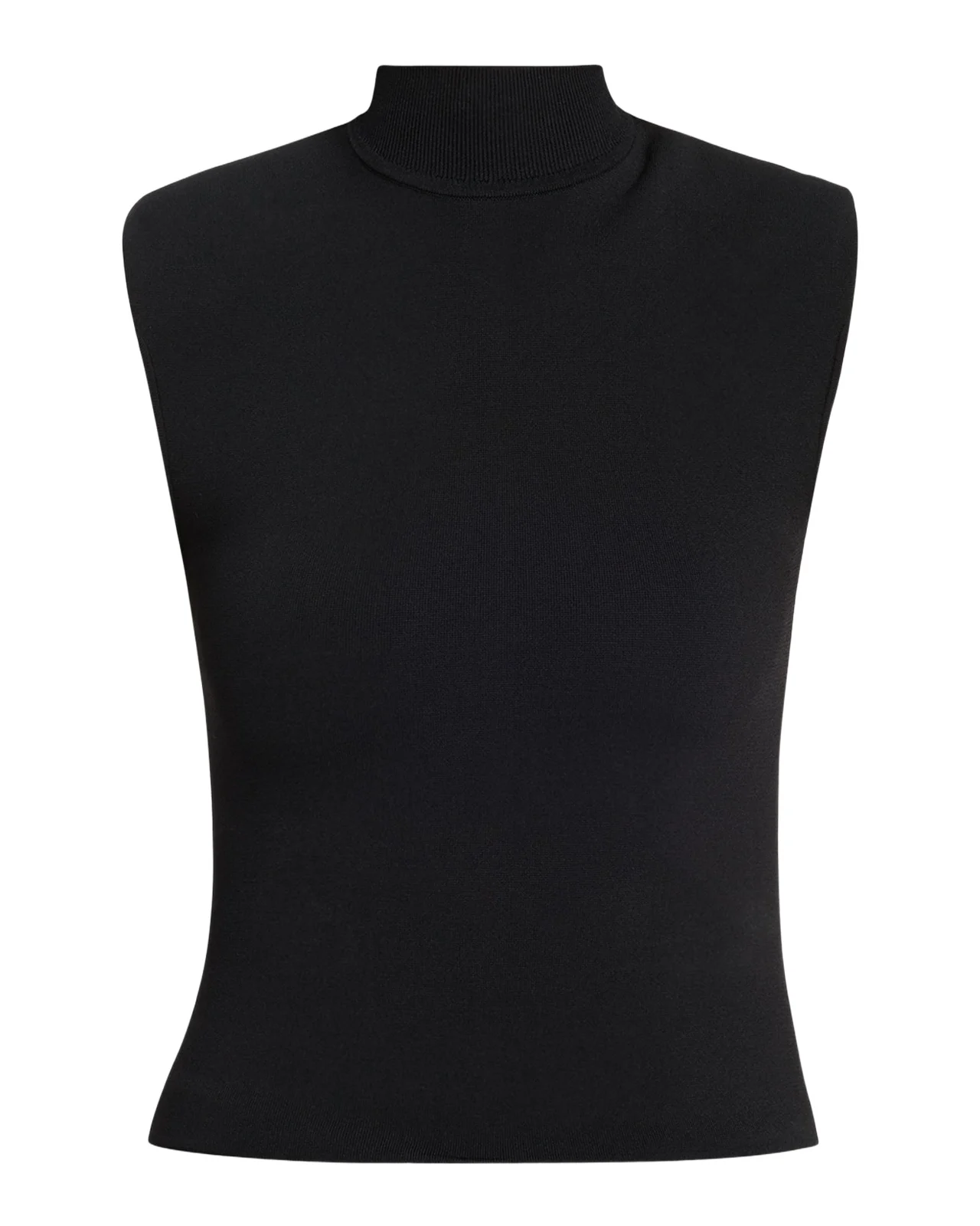 Diala Sleeveless Mock-Neck Knit Top